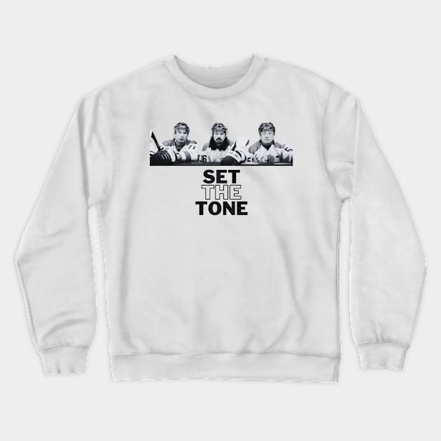 Jims Set the Tone Crewneck Sweatshirt by TorrezvilleTees